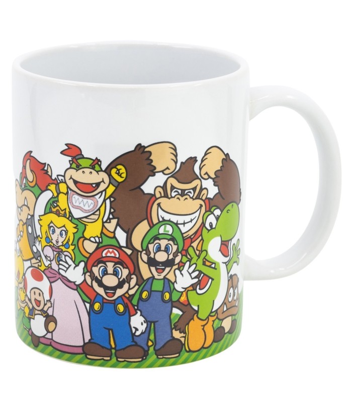 Caneca Cerâmica 325 ml Super Mario em Caixa de Presente