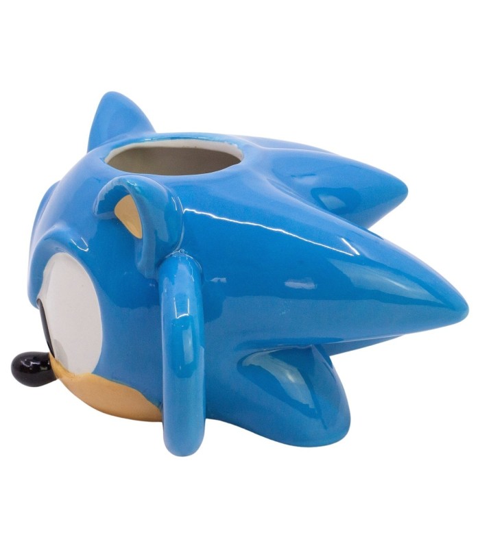 Caneca Cerâmica 3D 400 ML Sonic Head em Caixa de Presente