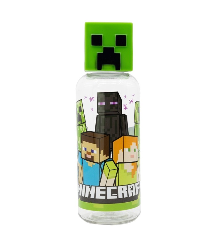 GARRAFA FIGURITA 3D 560 ML MINECRAFT