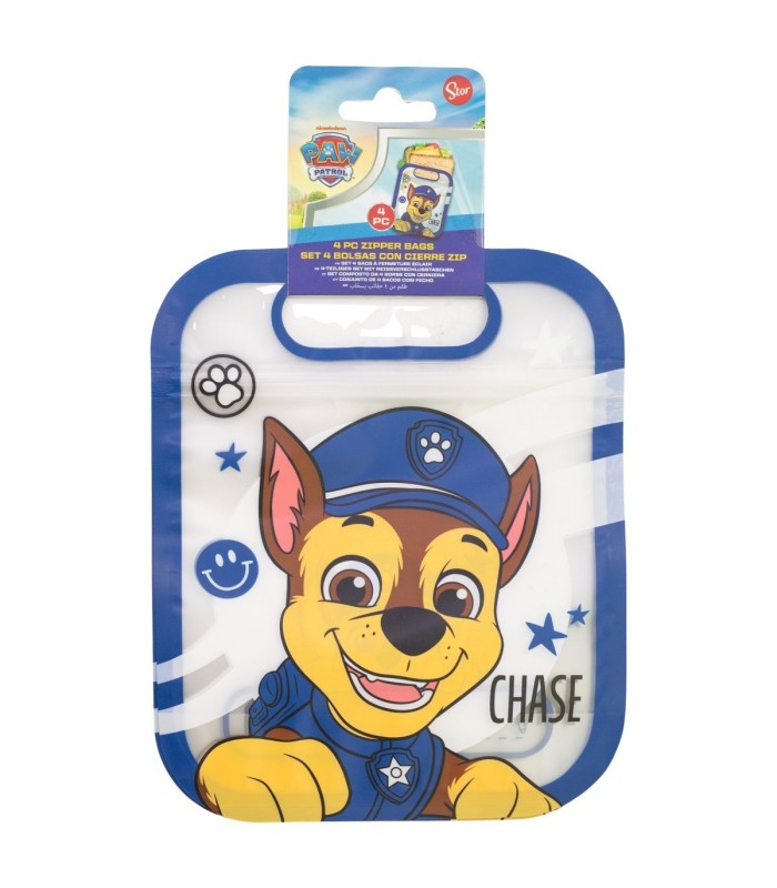 SET 4 SACOS COM FECHO ZIP PATRULHA CANINA