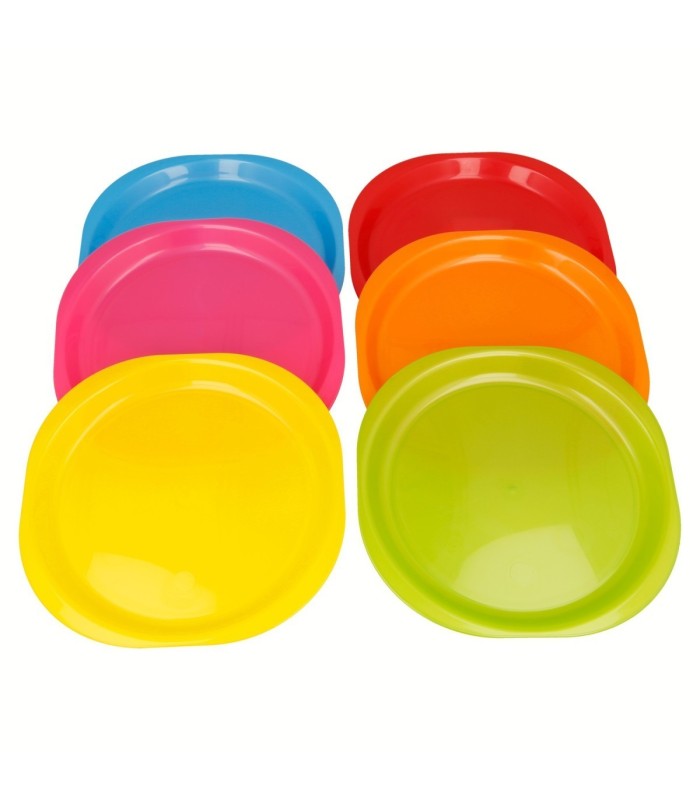 Conjunto de 6 Pratos Picnic – Cores Variadas