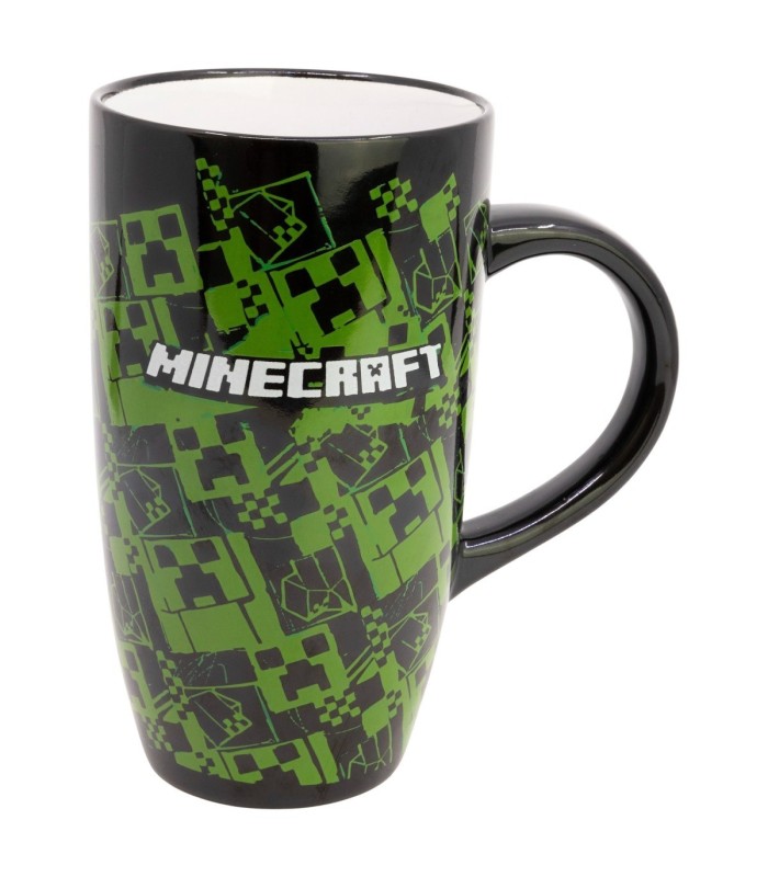 Caneca Cerâmica Latte 695 ml Minecraft com Caixa de Presente