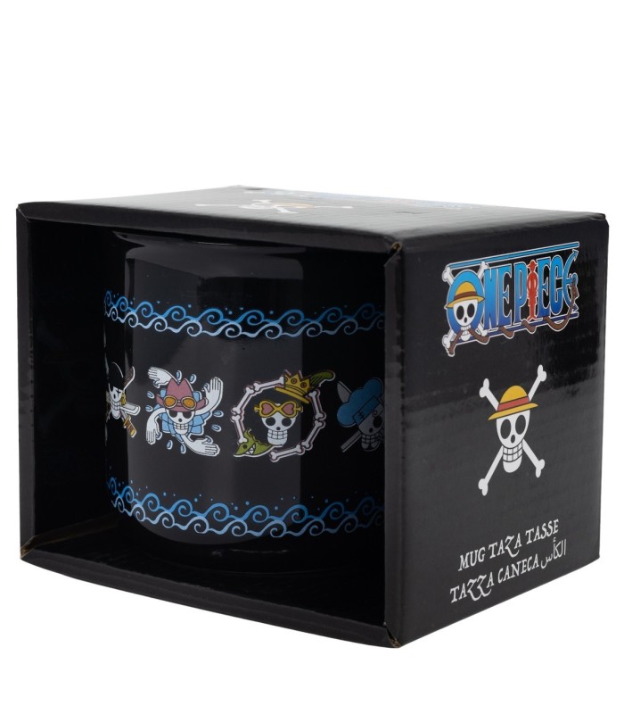 Caneca de Cerâmica 400 ml One Piece Skulls
