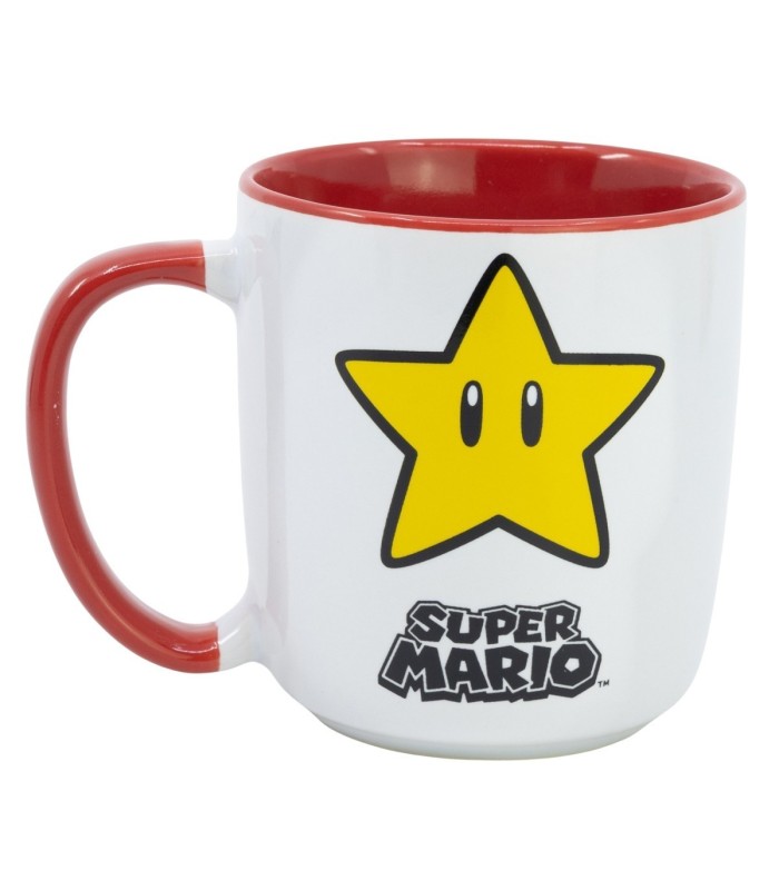 Caneca Cerâmica Elite 380 ml Super Mario em Caixa de Presente