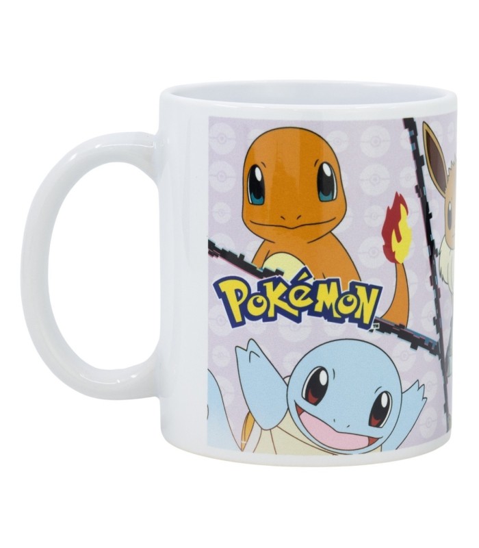Caneca Cerâmica Pokémon 325 ml em Caixa – Vários Personagens