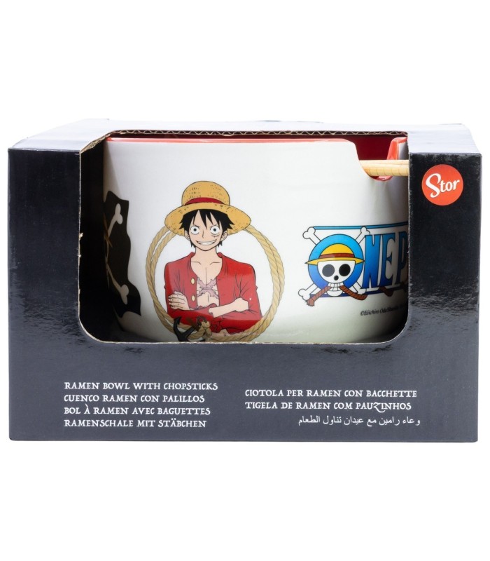 Taça Ramen com Palitinhos One Piece Classic