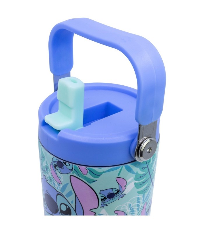 Copo Térmico Inox com Asa 860 ml Stitch Aloha