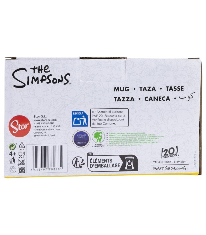 Caneca Cerâmica 3D Homer – Os Simpsons