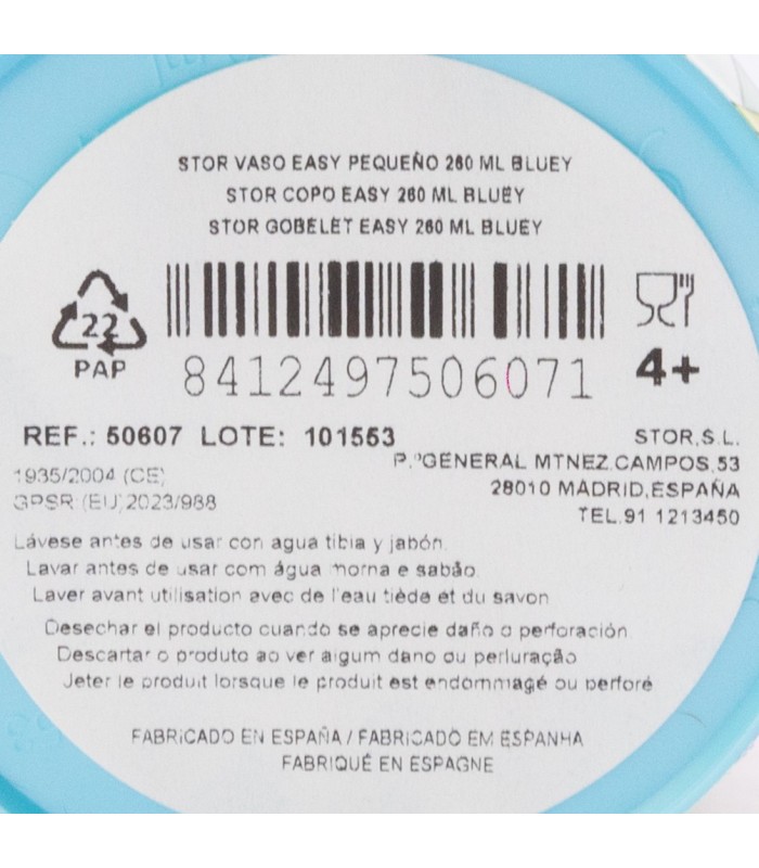 Copo Infantil Bluey 260 ml