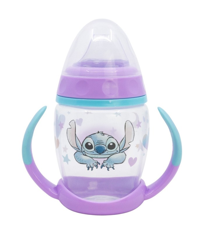Caneca de Aprendizagem Stitch 270 ml com Boquilha de Silicone
