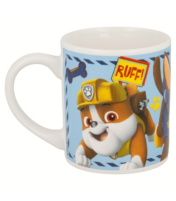 Conjunto de Cerâmica Paw Patrol (Prato, Tigela, Caneca) em Caixa