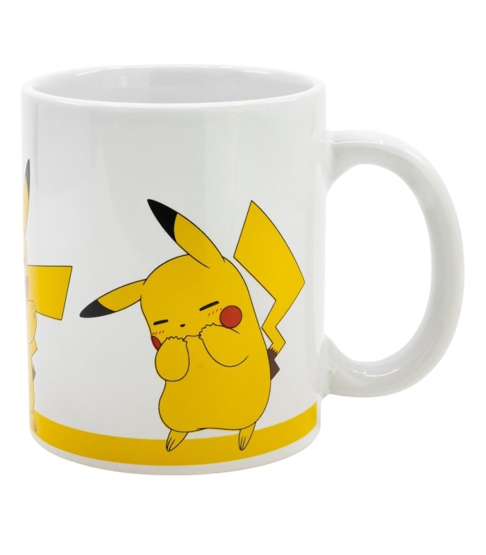 Caneca Cerâmica 325 ml Pokémon Pikachu em Caixa de Presente