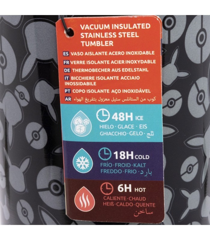 Copo Termo de Aço Inoxidável com Asa 860 ml Pokémon