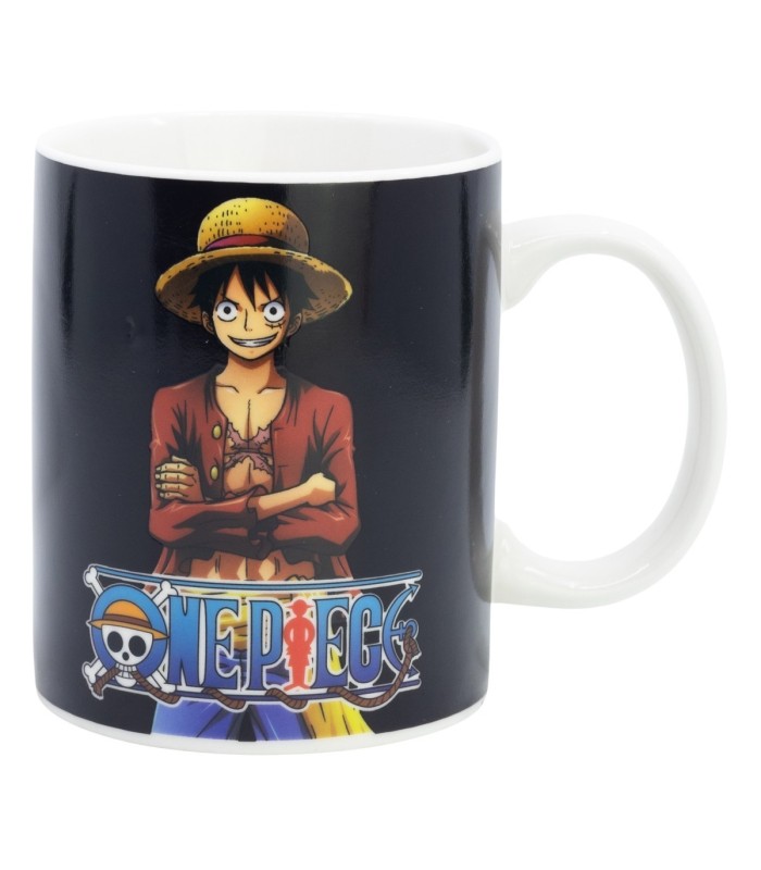 Caneca Cerâmica 325 ml Mudança de Cor One Piece