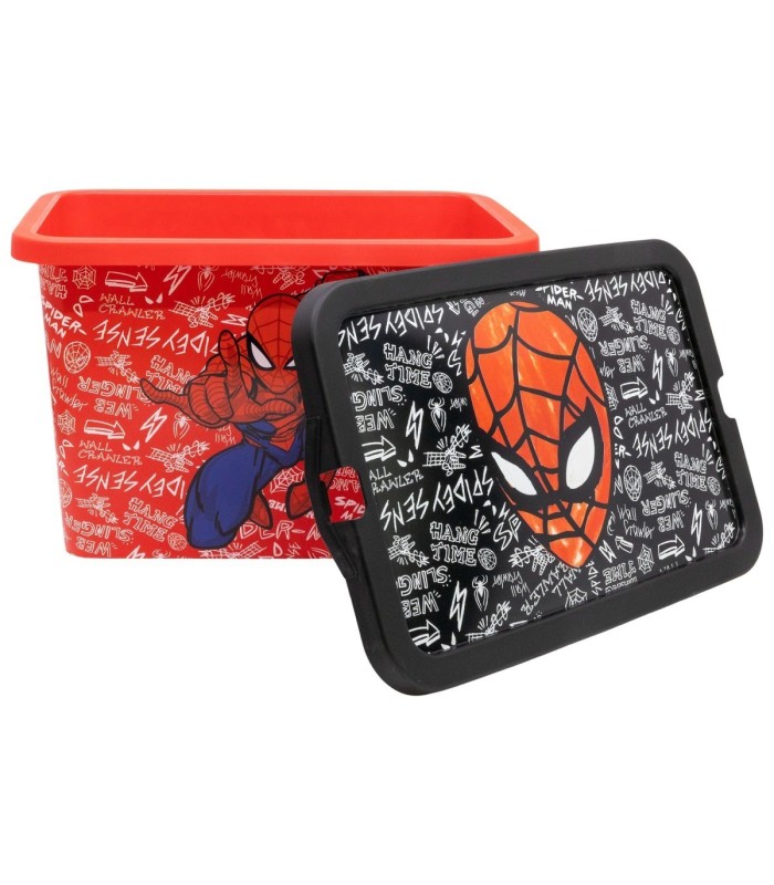 CAIXA CLICK 7 L SPIDERMAN URBAN WEB