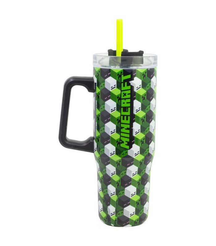 Caneca Termo XL Inox 920 ml Minecraft