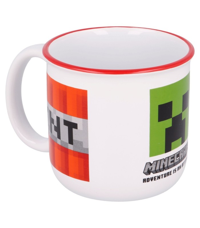 Caneca Cerâmica 400 ml Minecraft em Caixa de Presente