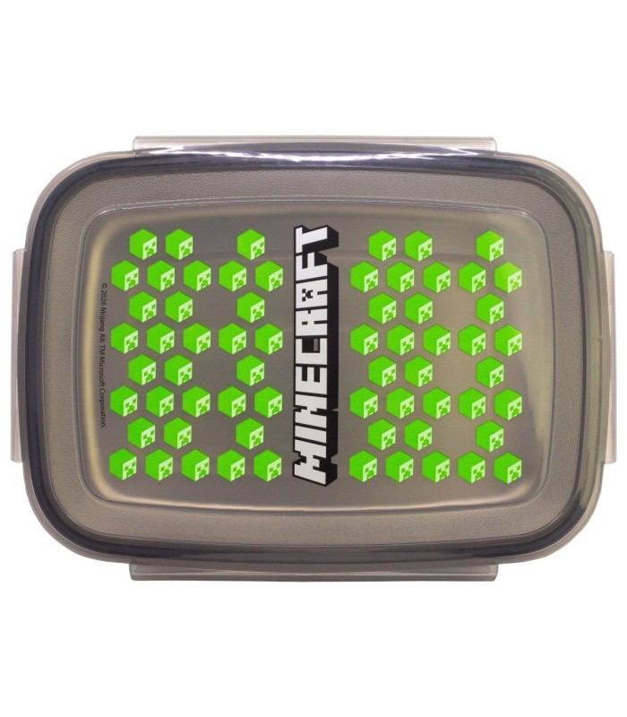 Sandwichera Retangular em Aço Inoxidável Minecraft 1090 ML