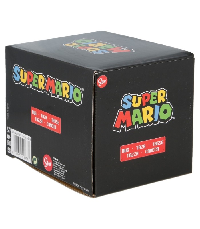 Caneca Cerâmica Globe 380 ml Super Mario em Caixa de Presente