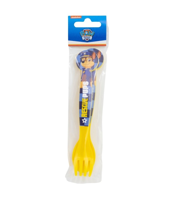 Conjunto de 2 Talheres PP (Colher e Garfo) Patrulha Canina