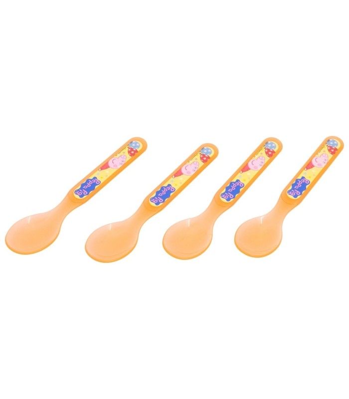 Conjunto 4 PCS Colheres PP Peppa Pig