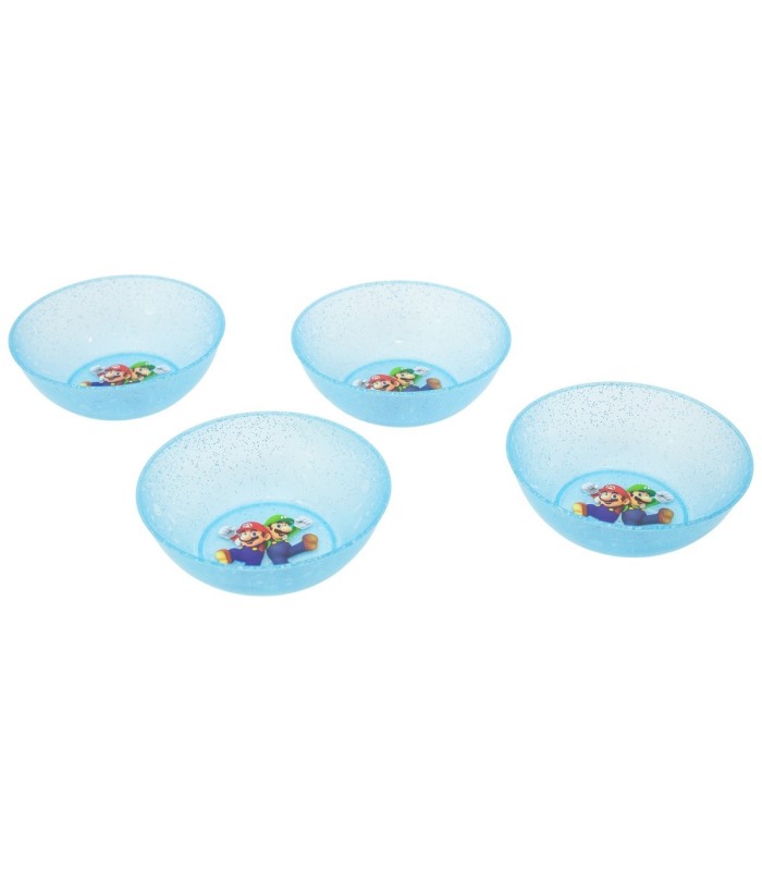 Conjunto de 4 Taças Reutilizáveis Super Mario