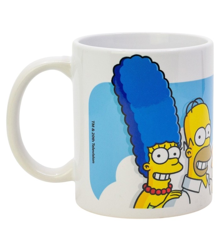 Caneca Cerâmica 325 ml The Simpsons Nuvens