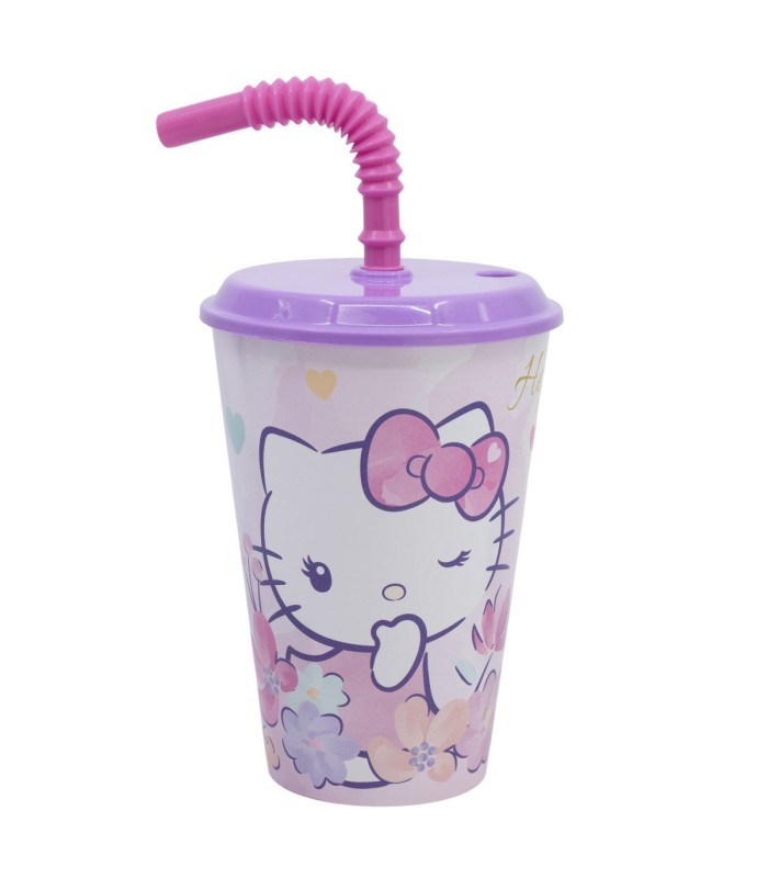 COPO CAÑA EASY 430 ML HELLO KITTY