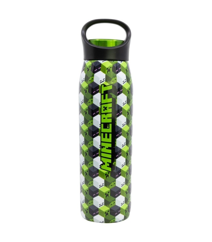 Garrafa Glam Térmica Aço Inoxidável 665 ml Minecraft