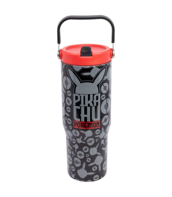 Copo Termo de Aço Inoxidável com Asa 860 ml Pokémon