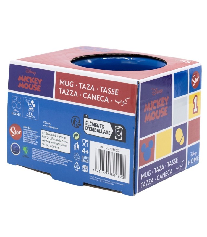 Caneca de Cerâmica Mickey Mouse 355 ml em Caixa de Presente