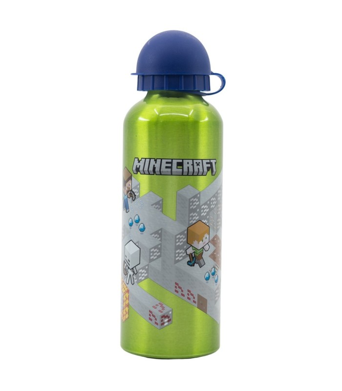 Garrafa de Alumínio 530 ml Minecraft Isométrico