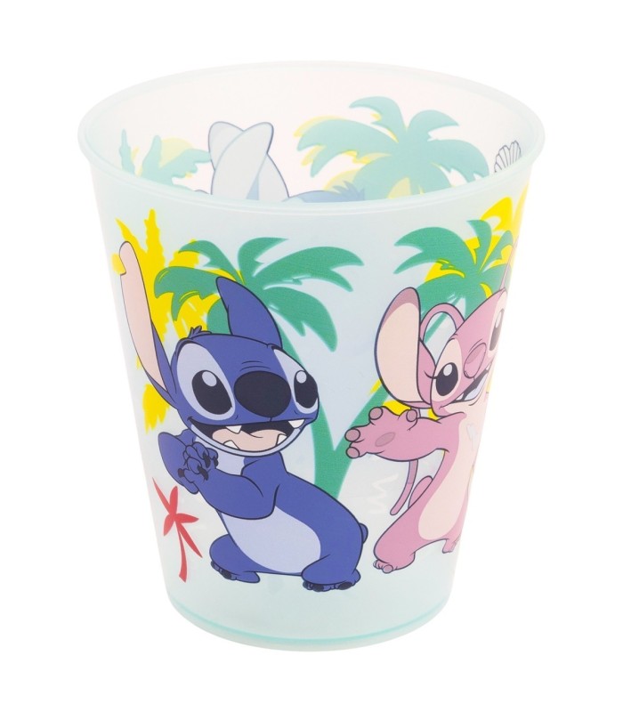 Conjunto 4 Copos Reutilizáveis Stitch 285 ml