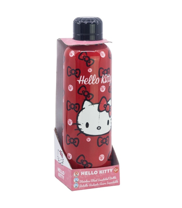 Garrafa Térmica Aço Inoxidável 515 ml Hello Kitty
