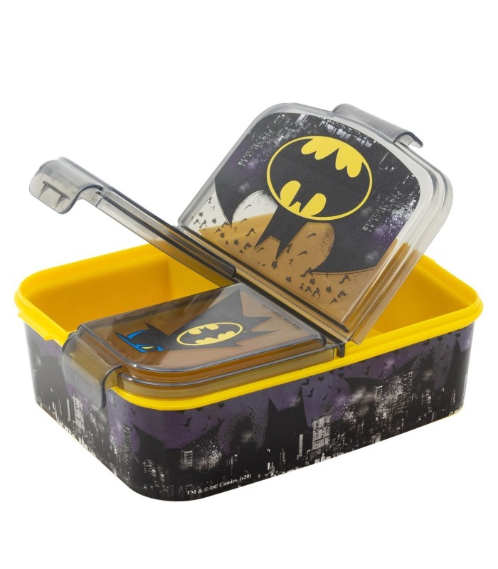 Fiambrera Múltipla Batman com 3 Compartimentos