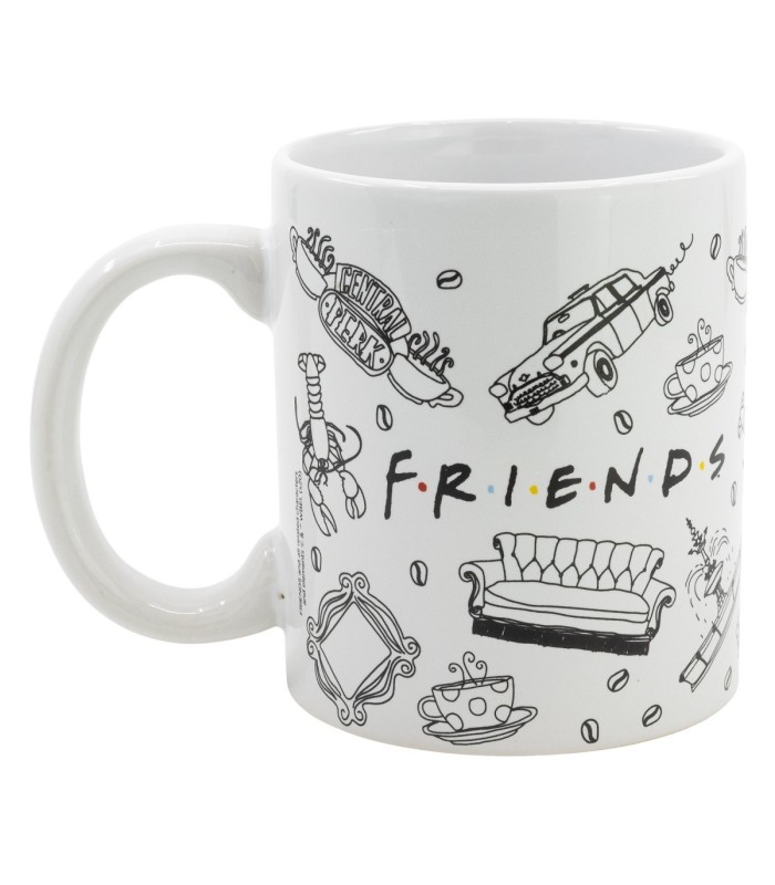 Caneca Cerâmica Friends 325 ml em Caixa