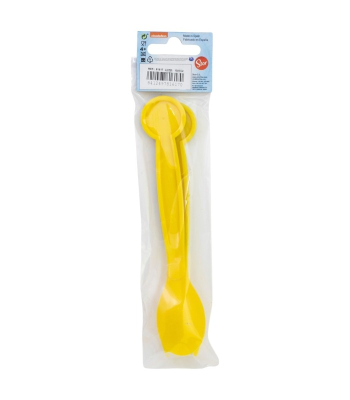 Conjunto de 2 Talheres PP (Colher e Garfo) Patrulha Canina