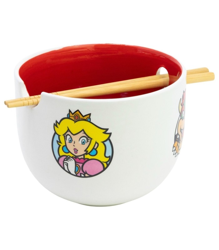 Taça de Ramen com Palillos Super Mario em Caixa de Presente
