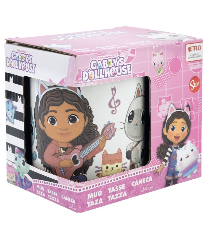 Caneca de Cerâmica 325 ml Gabby’s Dollhouse em Caixa de Presente