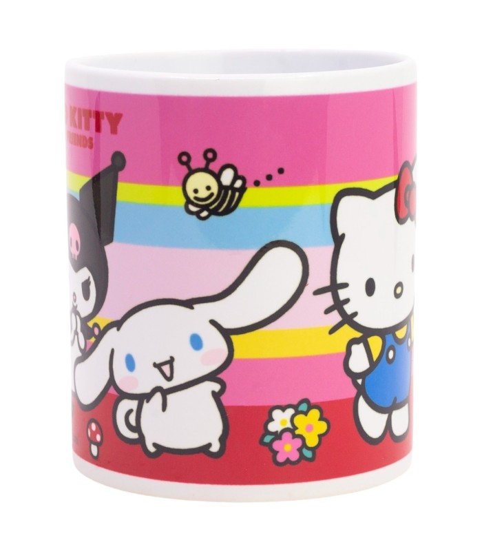 Caneca Cerâmica Hello Kitty e Amigos 325 ml