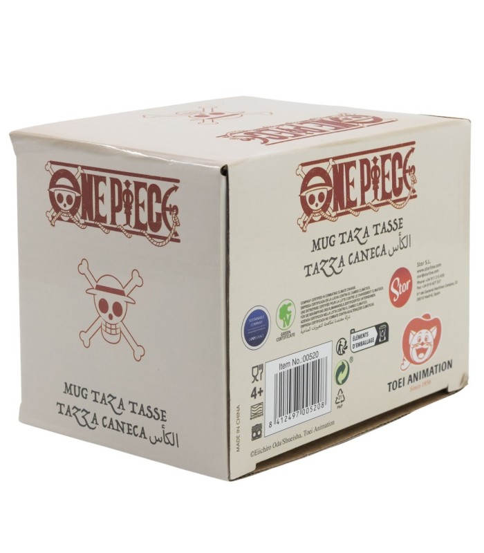 Caneca de Cerâmica One Piece 400 ml em Caixa de Presente