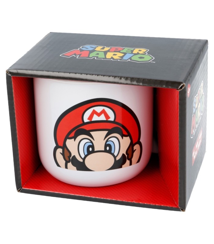 Caneca Cerâmica Super Mario 400 ml em Caixa de Presente
