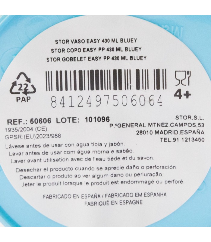Copo Easy Grande 430 ml Bluey