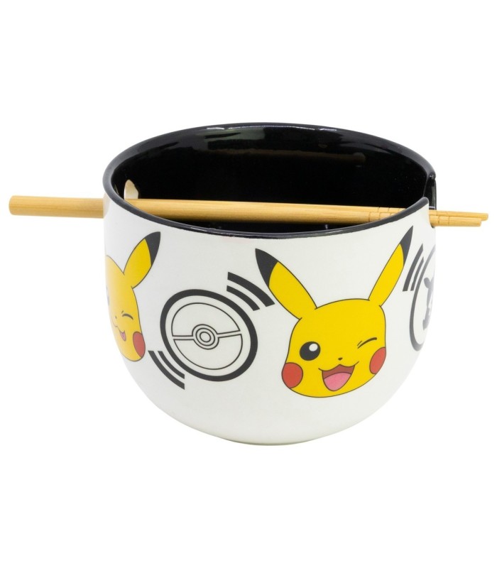 Taça Ramen com Palitos Pokémon em Caixa de Presente