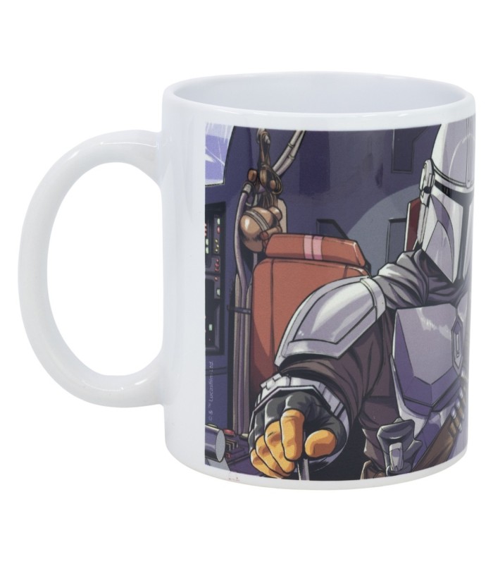 Caneca Cerâmica The Mandalorian 325ml em Caixa