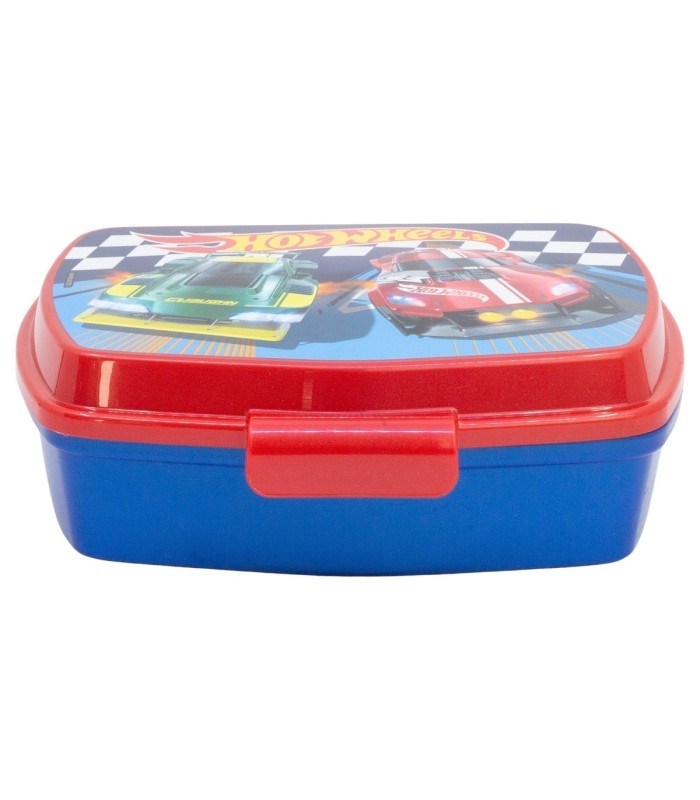Fiambrera Retangular Hot Wheels Blue Fire