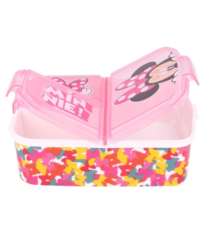 Minnie Mouse – Fiambrera Múltipla com Compartimentos