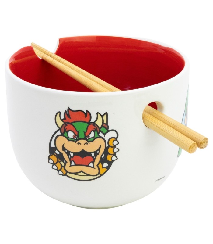 Taça de Ramen com Palillos Super Mario em Caixa de Presente