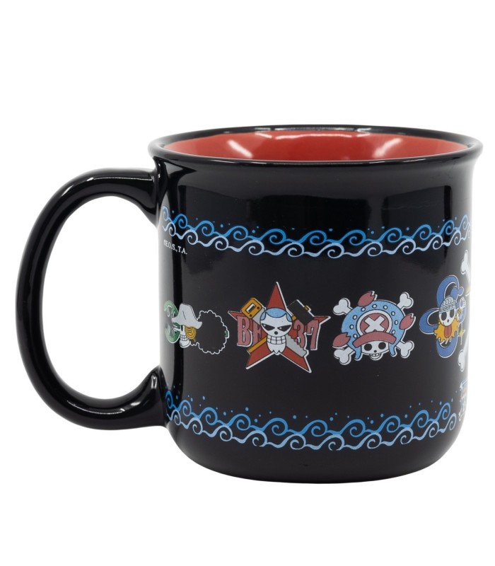 Caneca de Cerâmica 400 ml One Piece Skulls