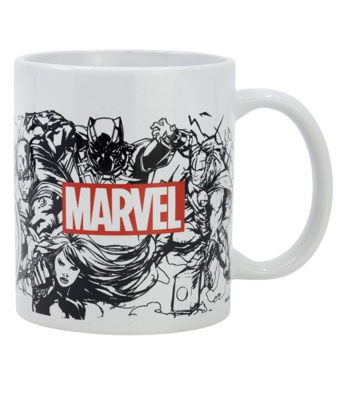 Caneca Cerâmica 325 ml Marvel Avengers em Caixa de Presente